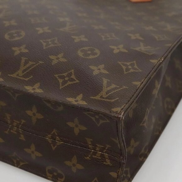 LOUIS VUITTON Monogram Sac Plat Hand Bag M51140 LV Auth BA5428 - Picture 4 of 16